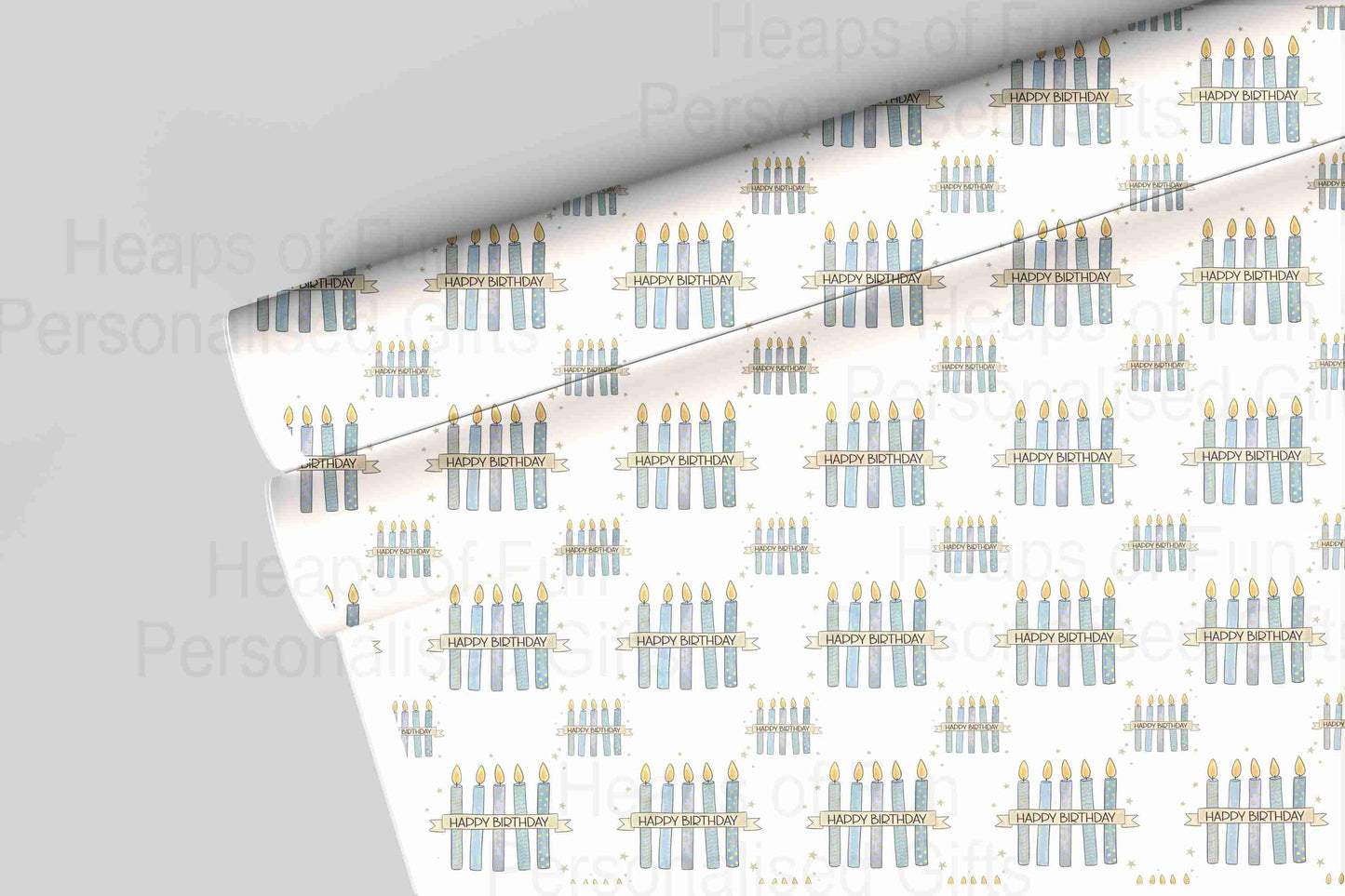 Birthday Candles Wrapping Paper