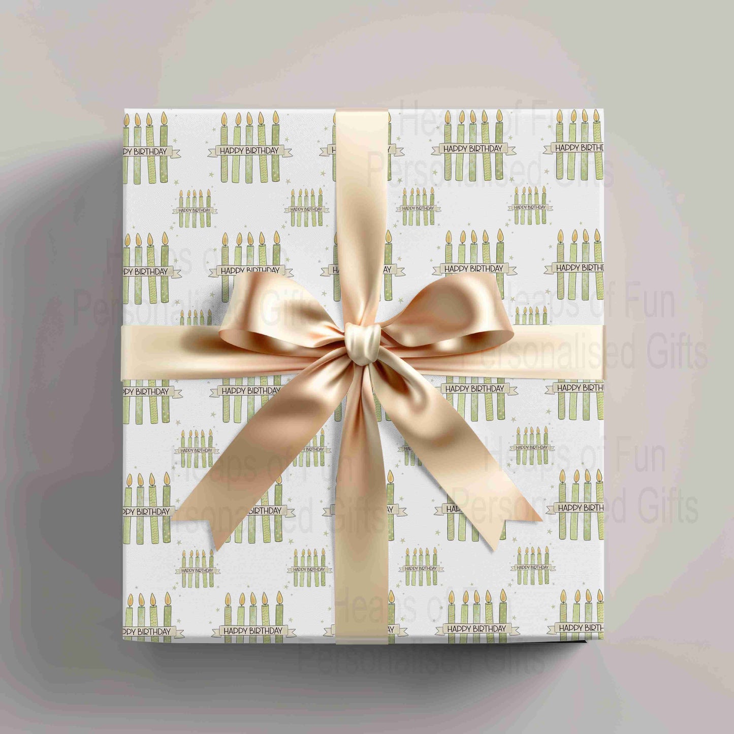 Birthday Candles Wrapping Paper