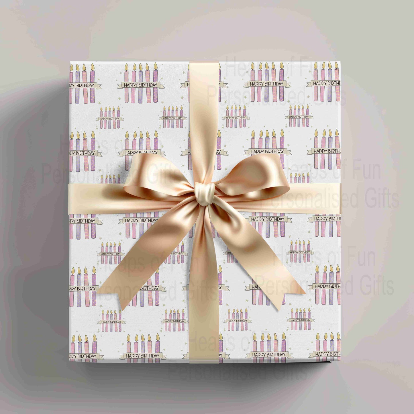 Birthday Candles Wrapping Paper