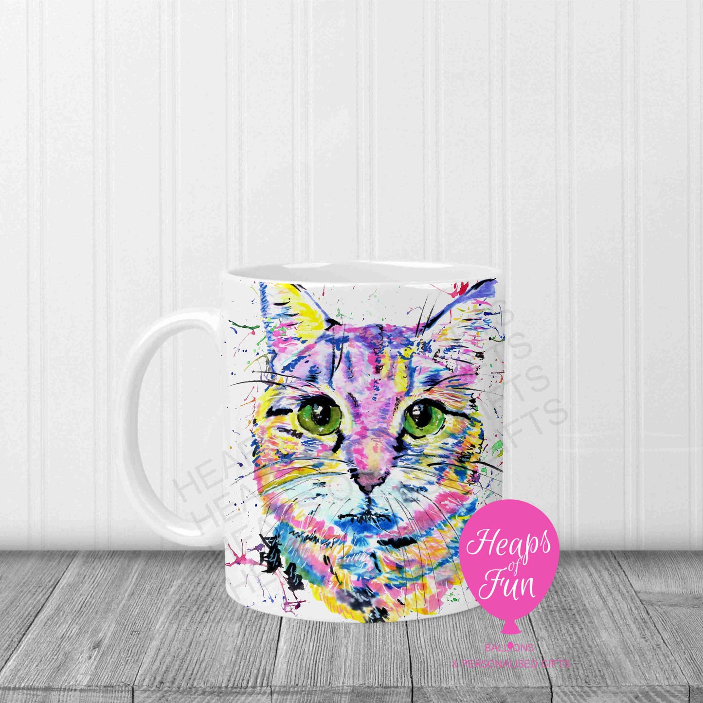 Cat Design Mug – Cute Feline Illustration | Perfect Gift for Cat Lovers