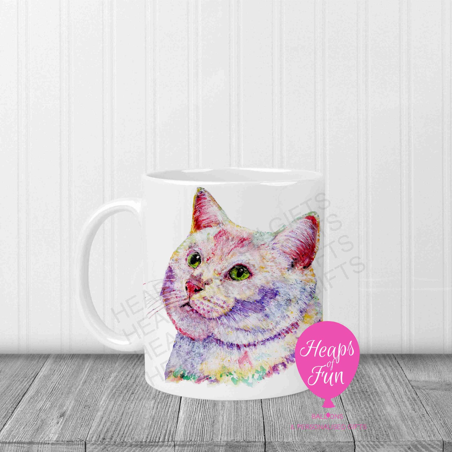Cat Design Mug – Cute Feline Illustration | Perfect Gift for Cat Lovers