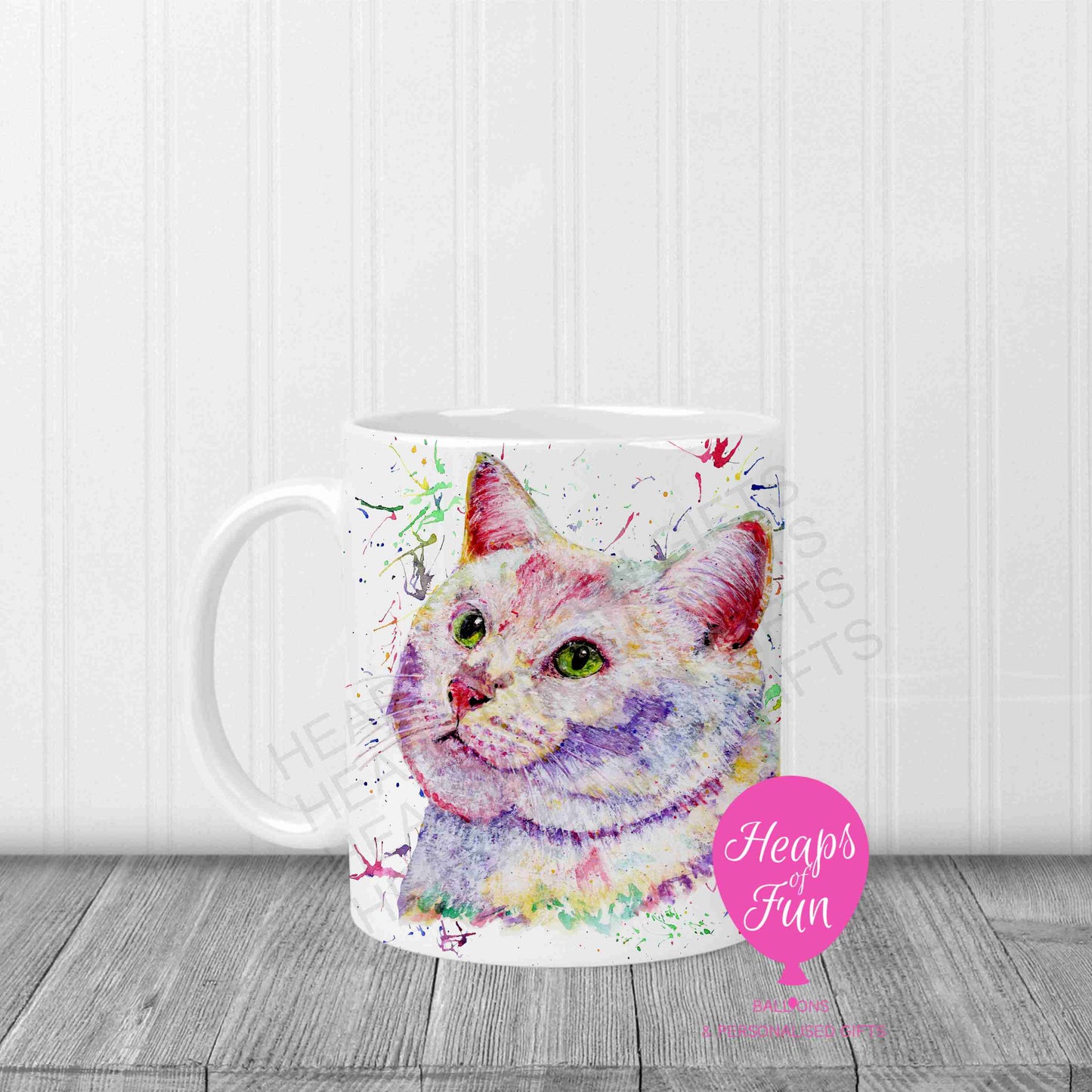 Cat Design Mug – Cute Feline Illustration | Perfect Gift for Cat Lovers