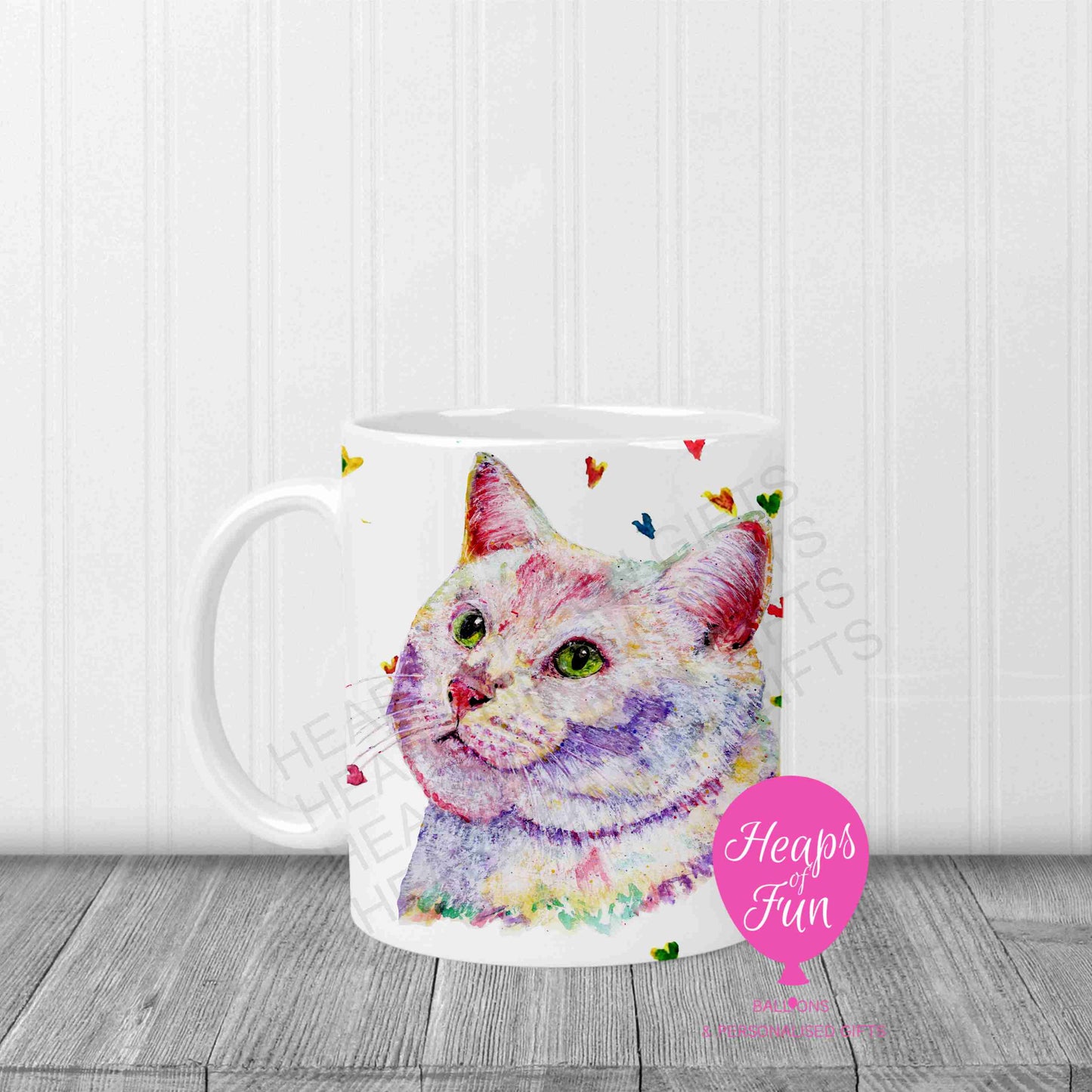 Cat Design Mug – Cute Feline Illustration | Perfect Gift for Cat Lovers