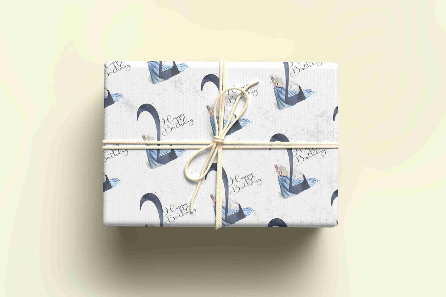 Personalised Cinderella Wrapping Paper Ages 1-9