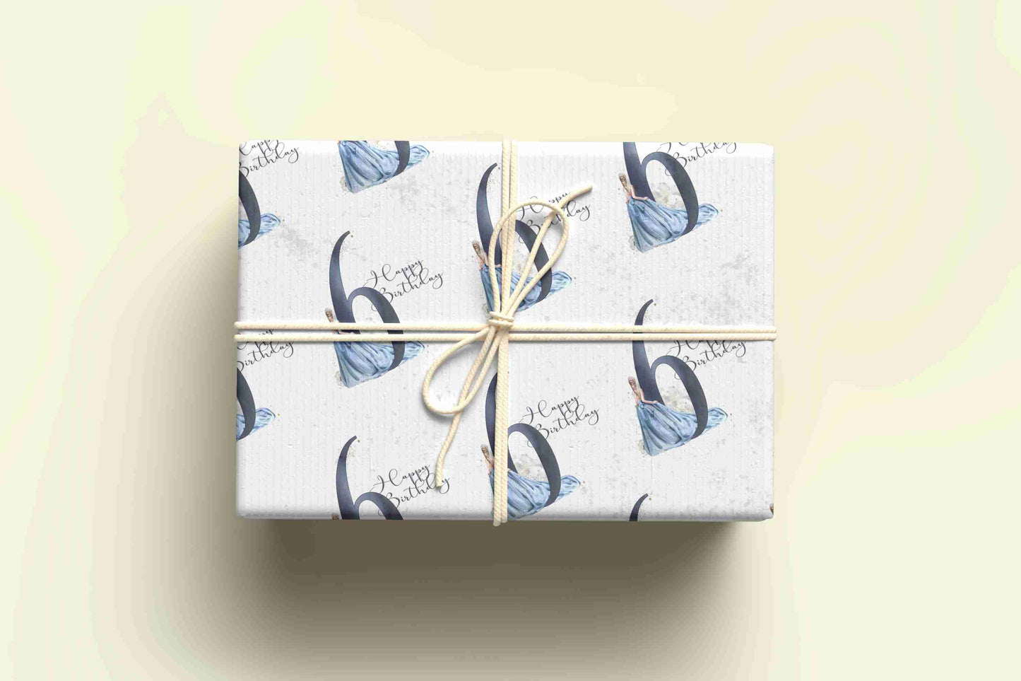 Personalised Cinderella Wrapping Paper Ages 1-9