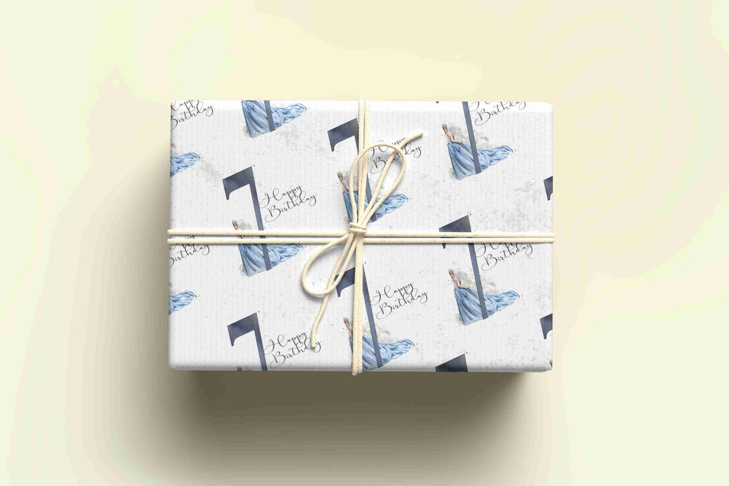 Personalised Cinderella Wrapping Paper Ages 1-9