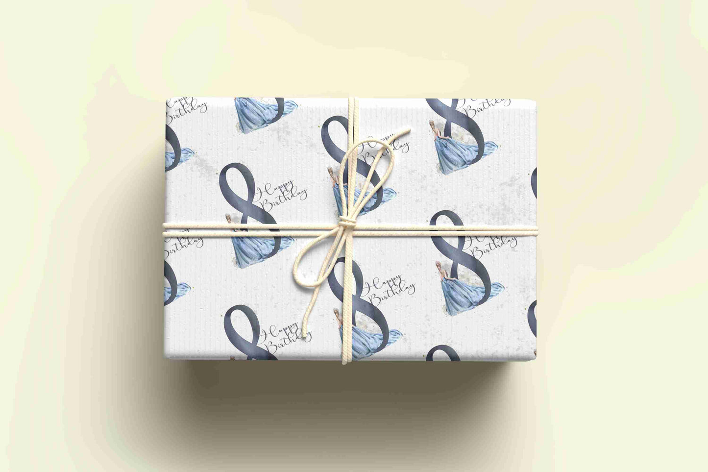 Personalised Cinderella Wrapping Paper Ages 1-9