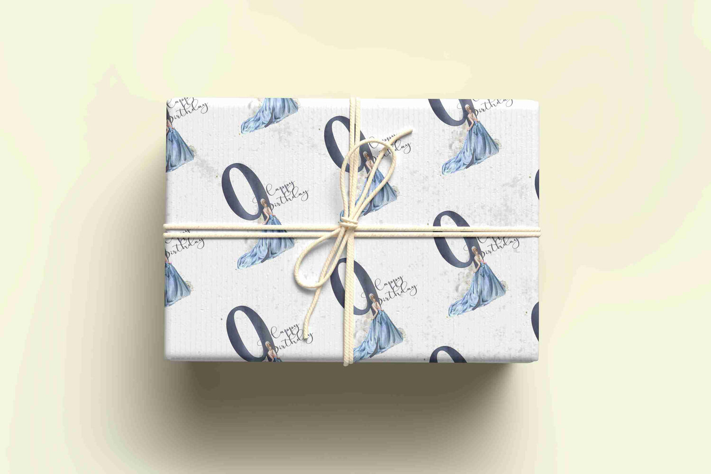 Personalised Cinderella Wrapping Paper Ages 1-9