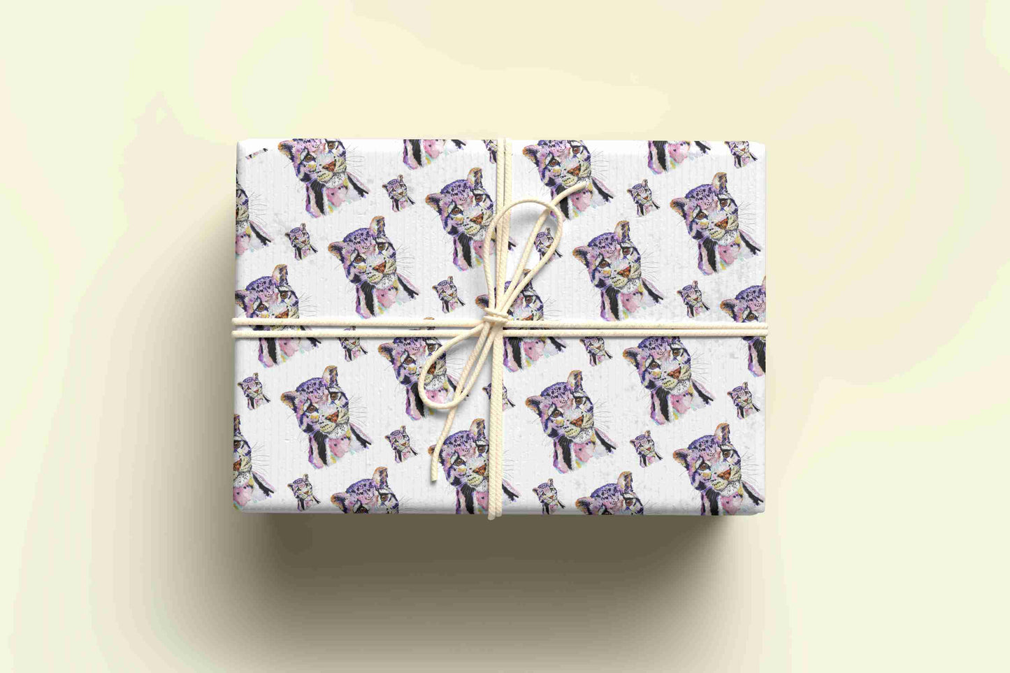 Clouded Leopard Wrapping Paper - For any occasion