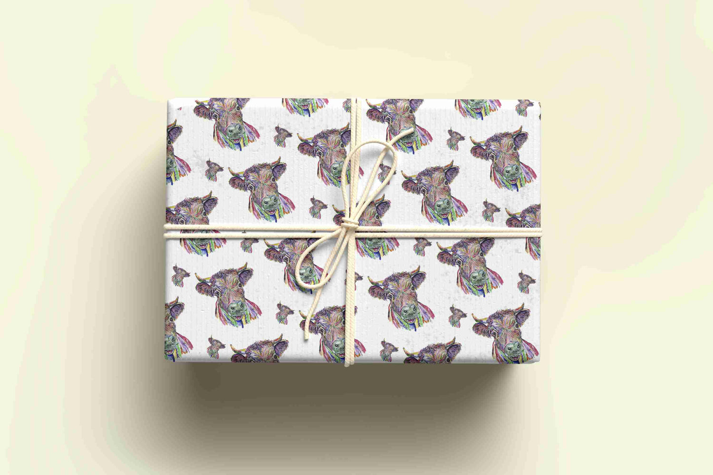 Dexter Cow Wrapping Paper - For any occasion