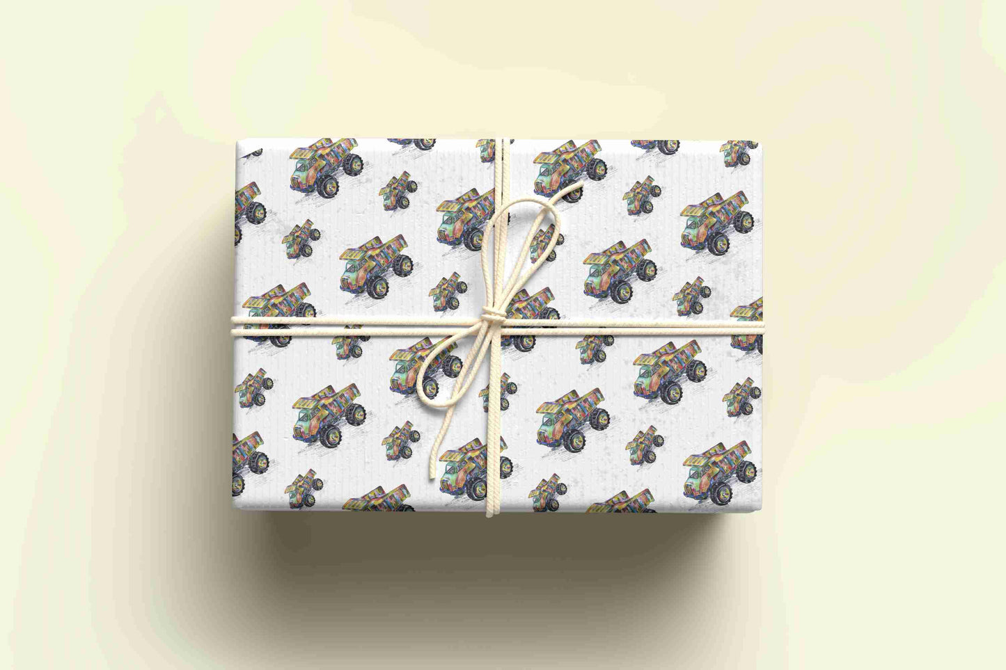 Dumper Truck Wrapping Paper - For any occasion