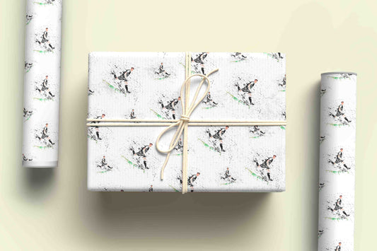 Football Themed Wrapping Paper