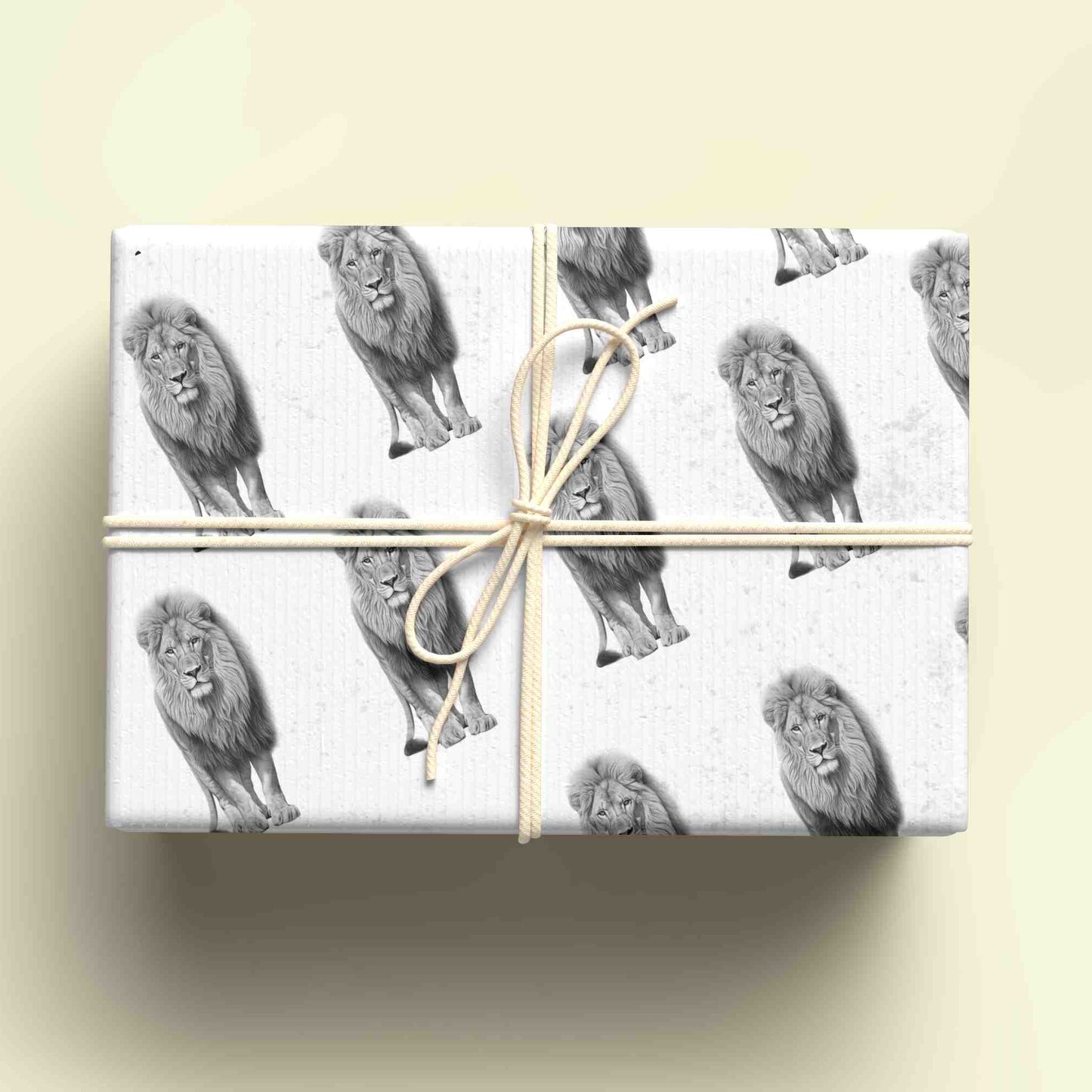 Sketchy Lion Wrapping Paper - For any occasion