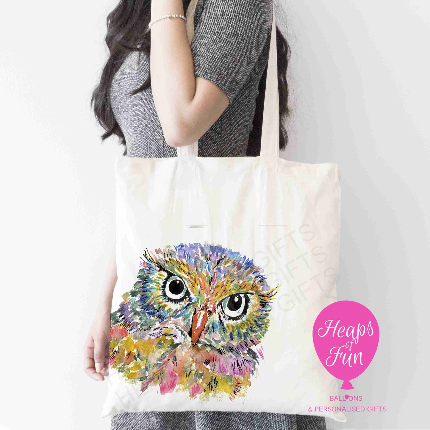 Colourful Owl Design Tote Bag – Wise, Vibrant & Eco-Friendly