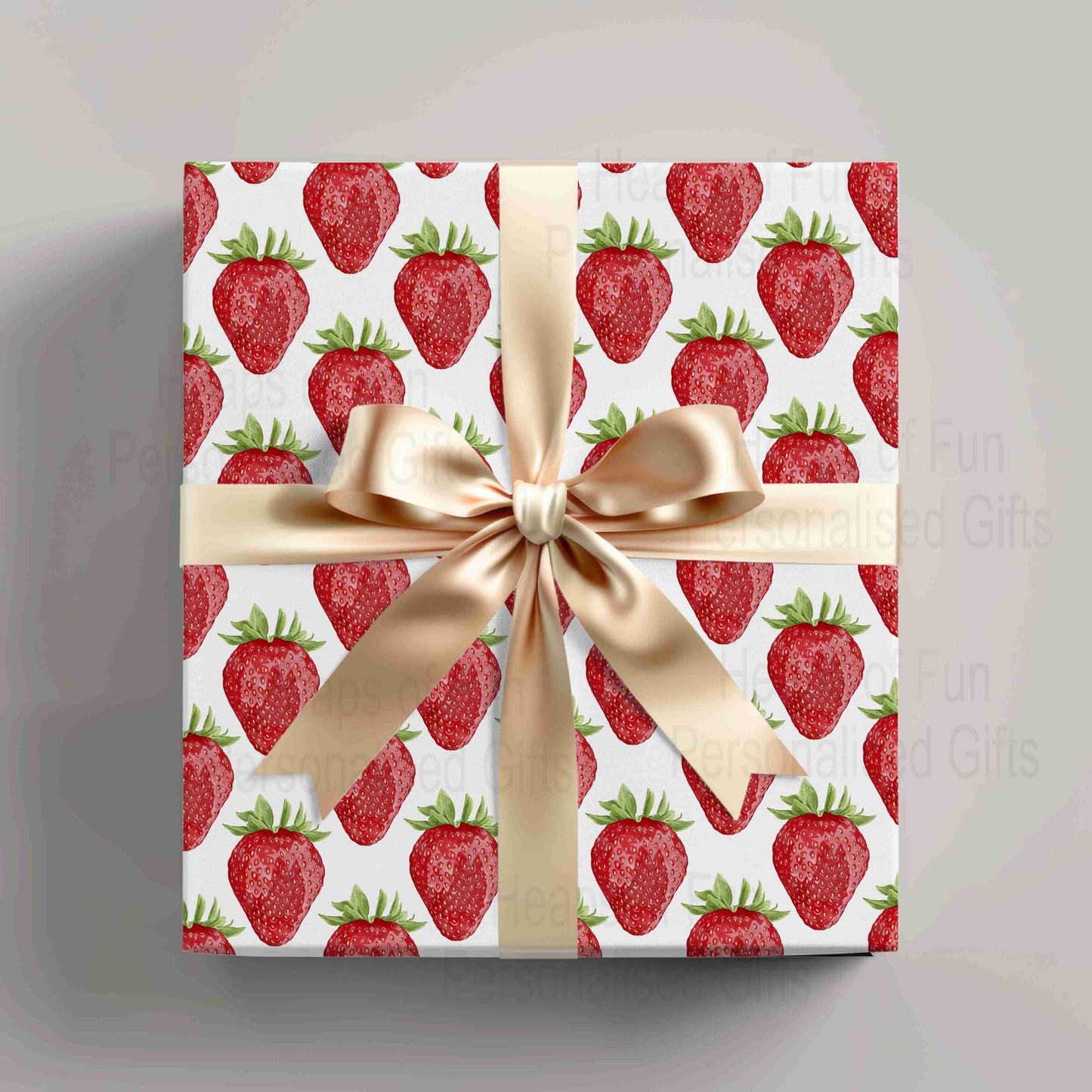 Strawberry Wrapping Paper - For any occasion