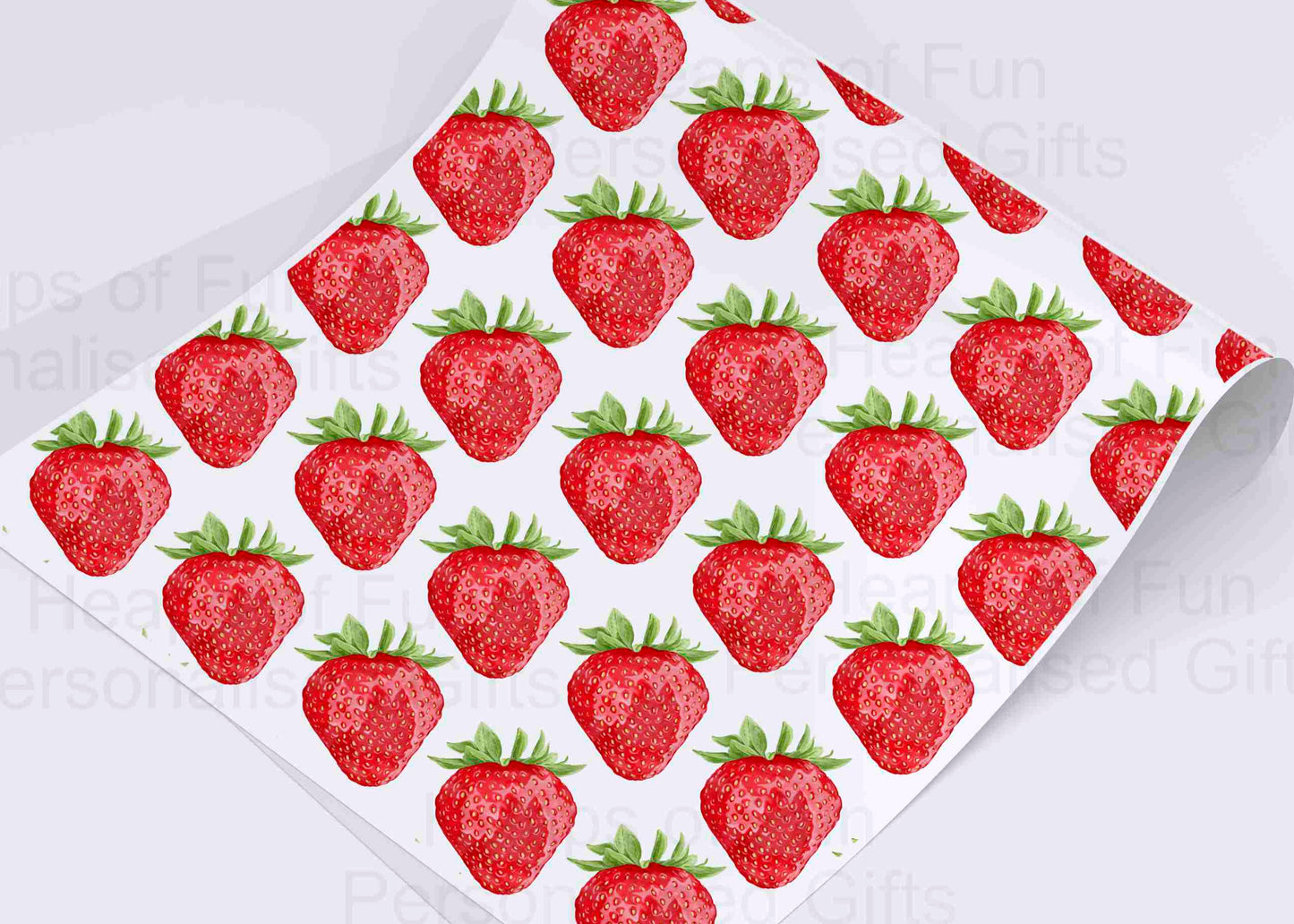 Strawberry Wrapping Paper - For any occasion