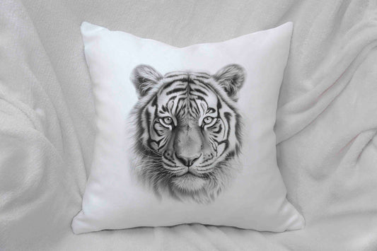 Sketchy Tiger Cushion