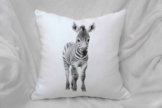 Sketchy Zebra Cushion