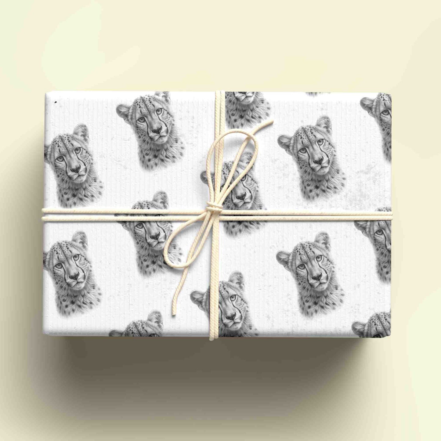 Sketchy Cheetah Wrapping Paper - For any occasion