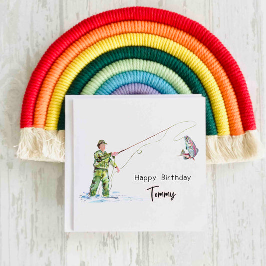 Fishing Themed Birthday Card