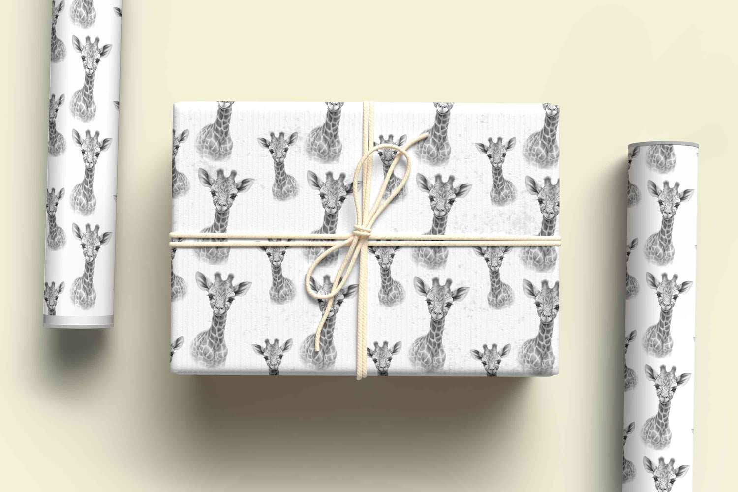 SKETCHY ANIMAL WRAPPING PAPER