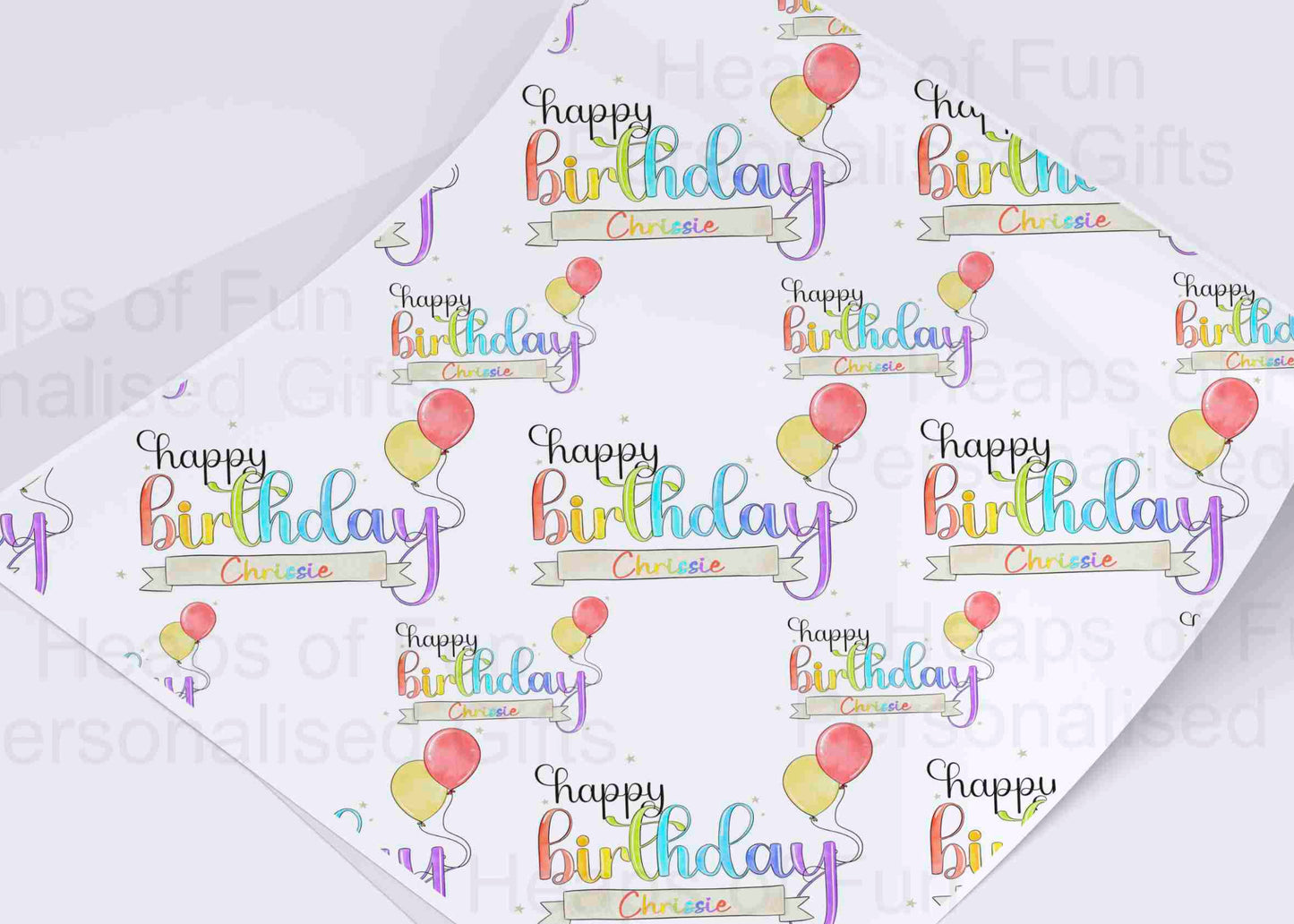 Happy Birthday Wrapping Paper