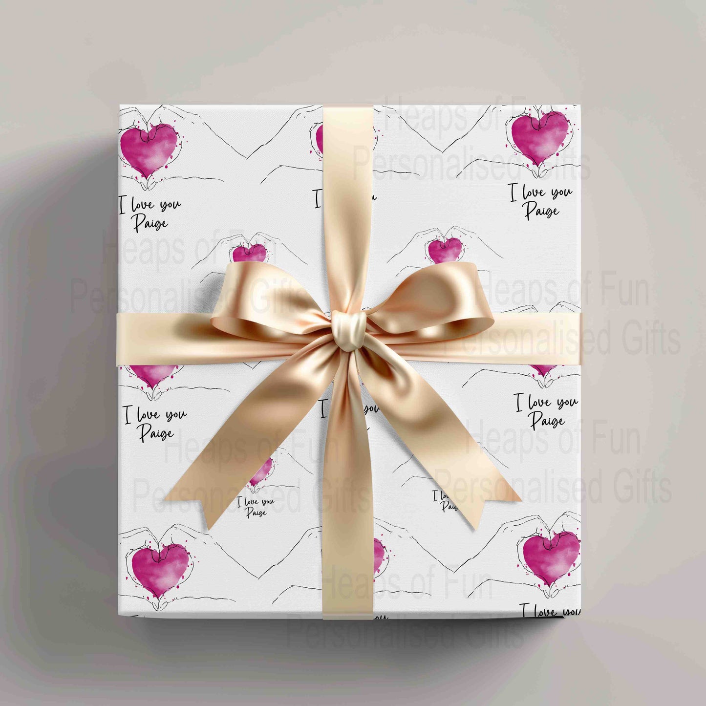 Hold Your Heart Valentine's Day Wrapping Paper