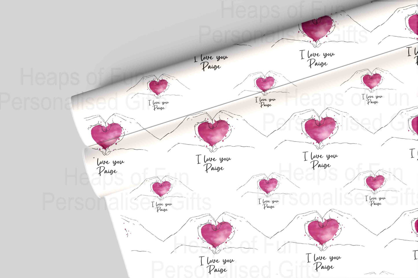 Hold Your Heart Valentine's Day Wrapping Paper