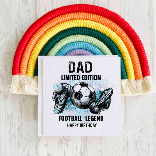 Football Themed Father's Day, Birthday Card