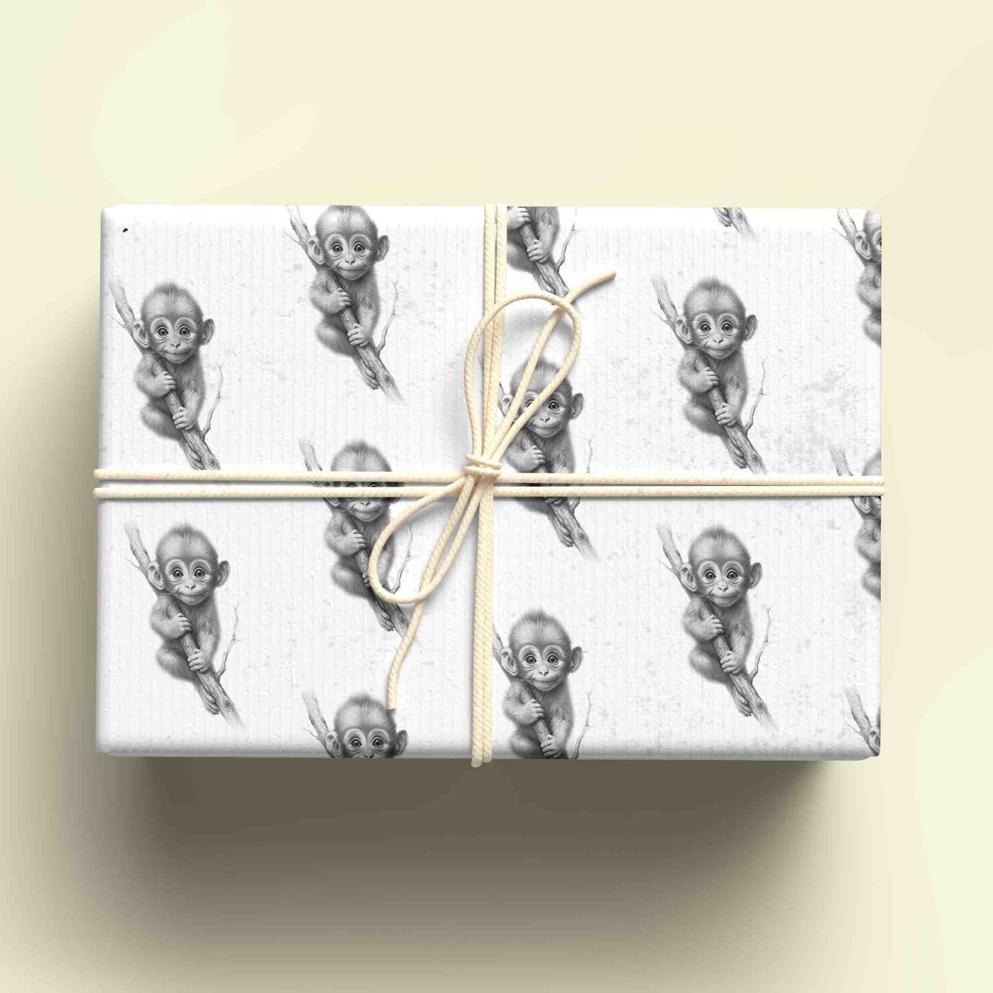 Sketchy Monkey Wrapping Paper - For any occasion