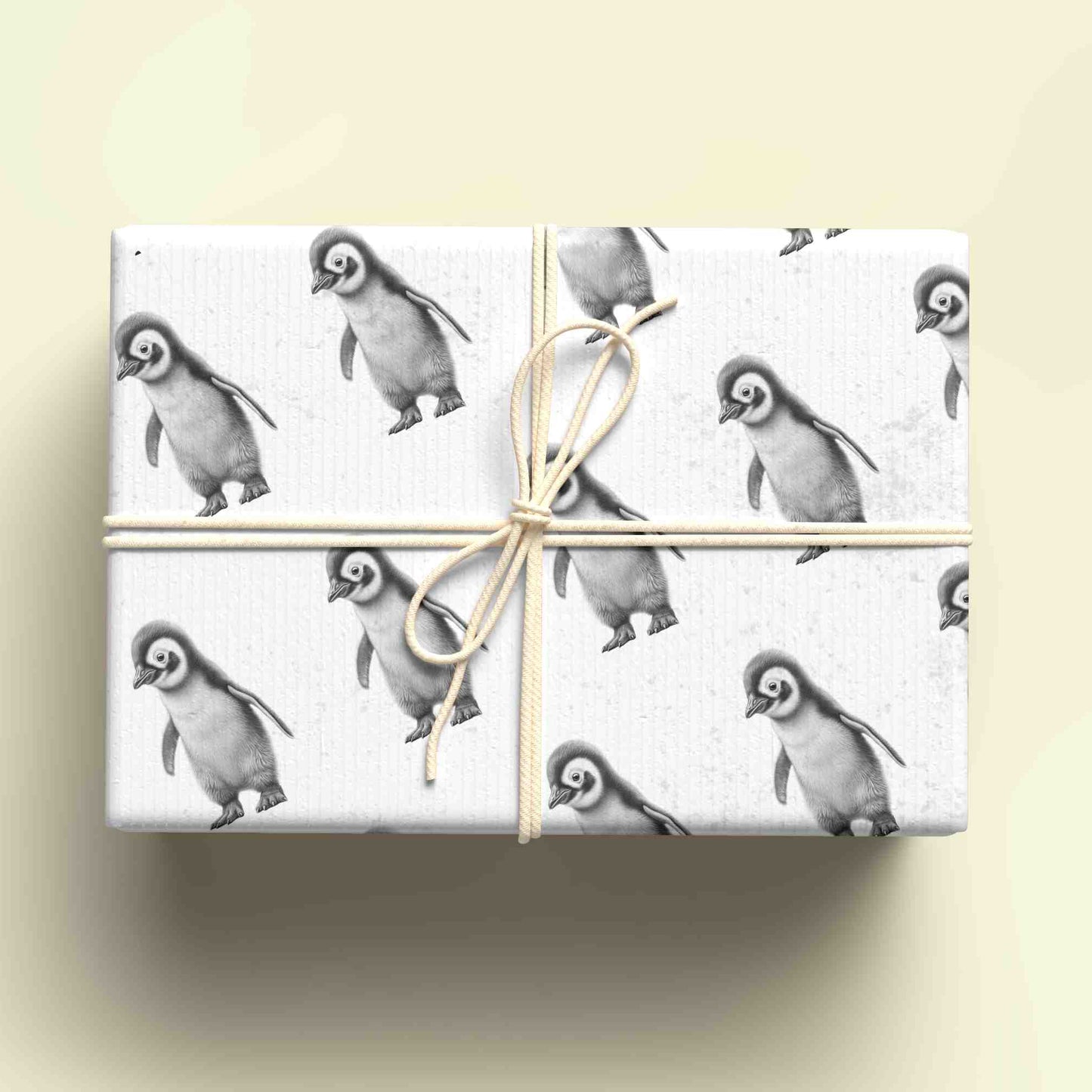 Sketchy Penguin Wrapping Paper - For any occasion