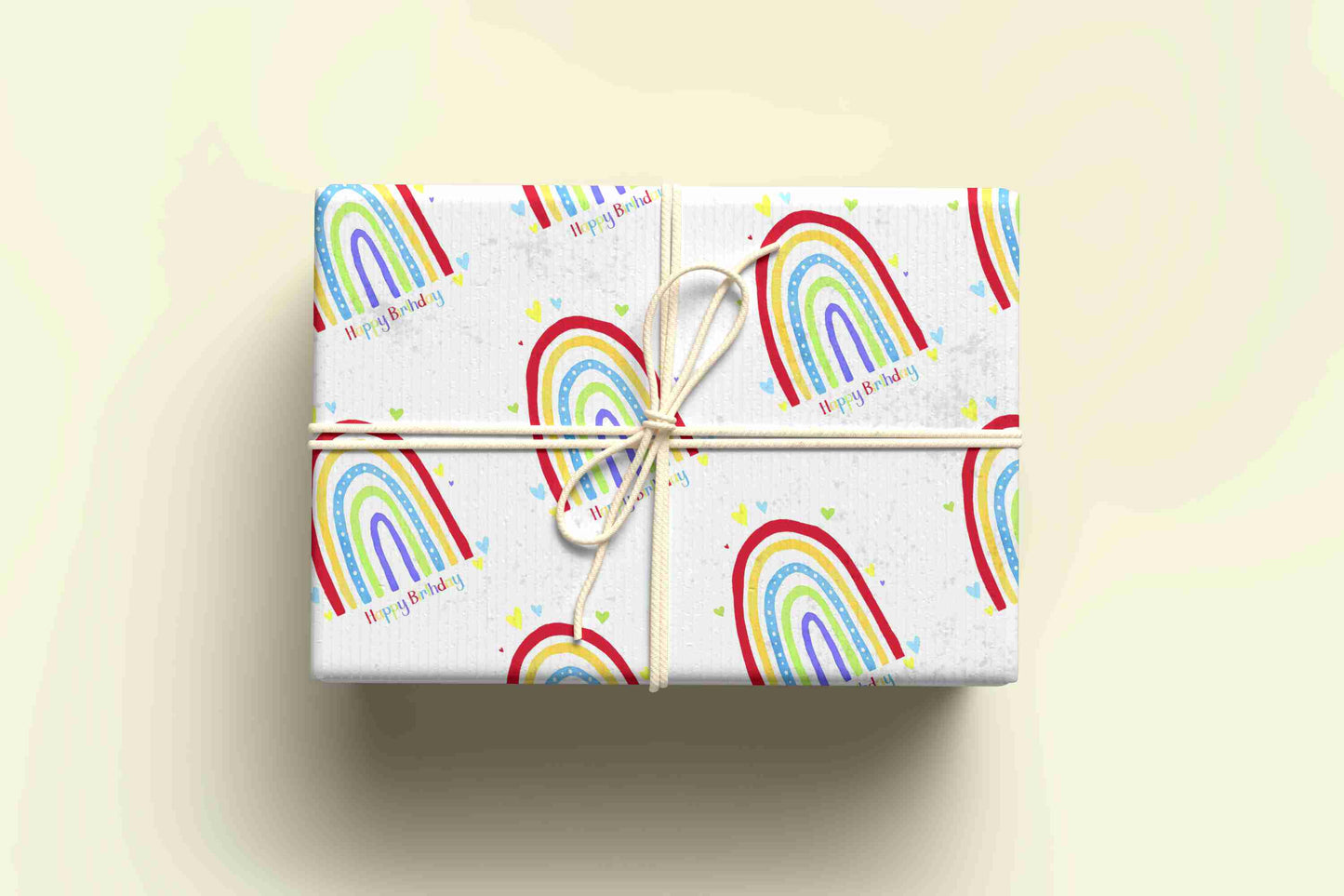 Rainbow Birthday Wrapping Paper
