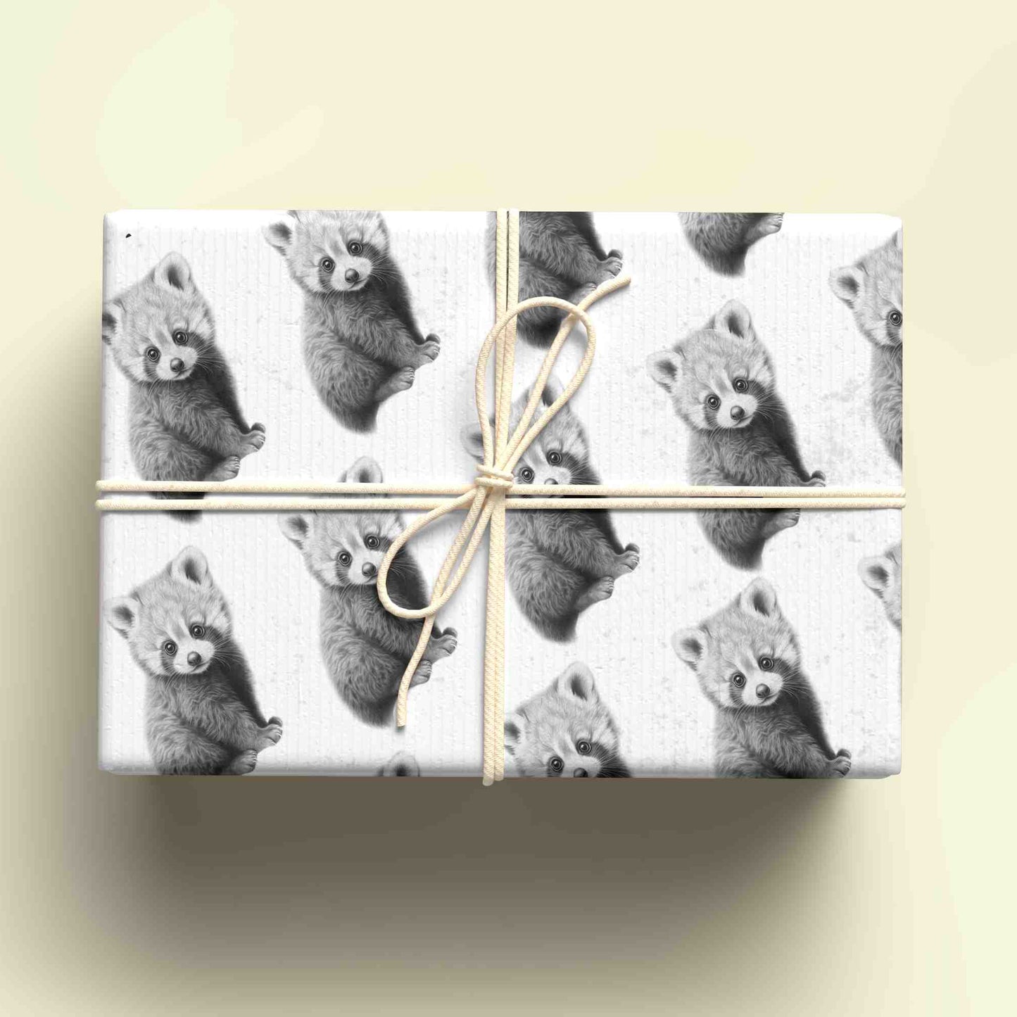 Sketchy Red Panda Wrapping Paper - For any occasion
