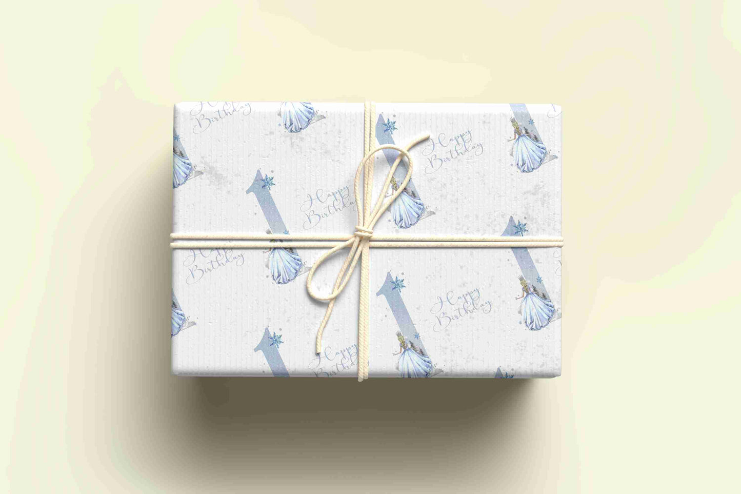 Personalised Snow Queen Wrapping Paper - Age 1 - 9