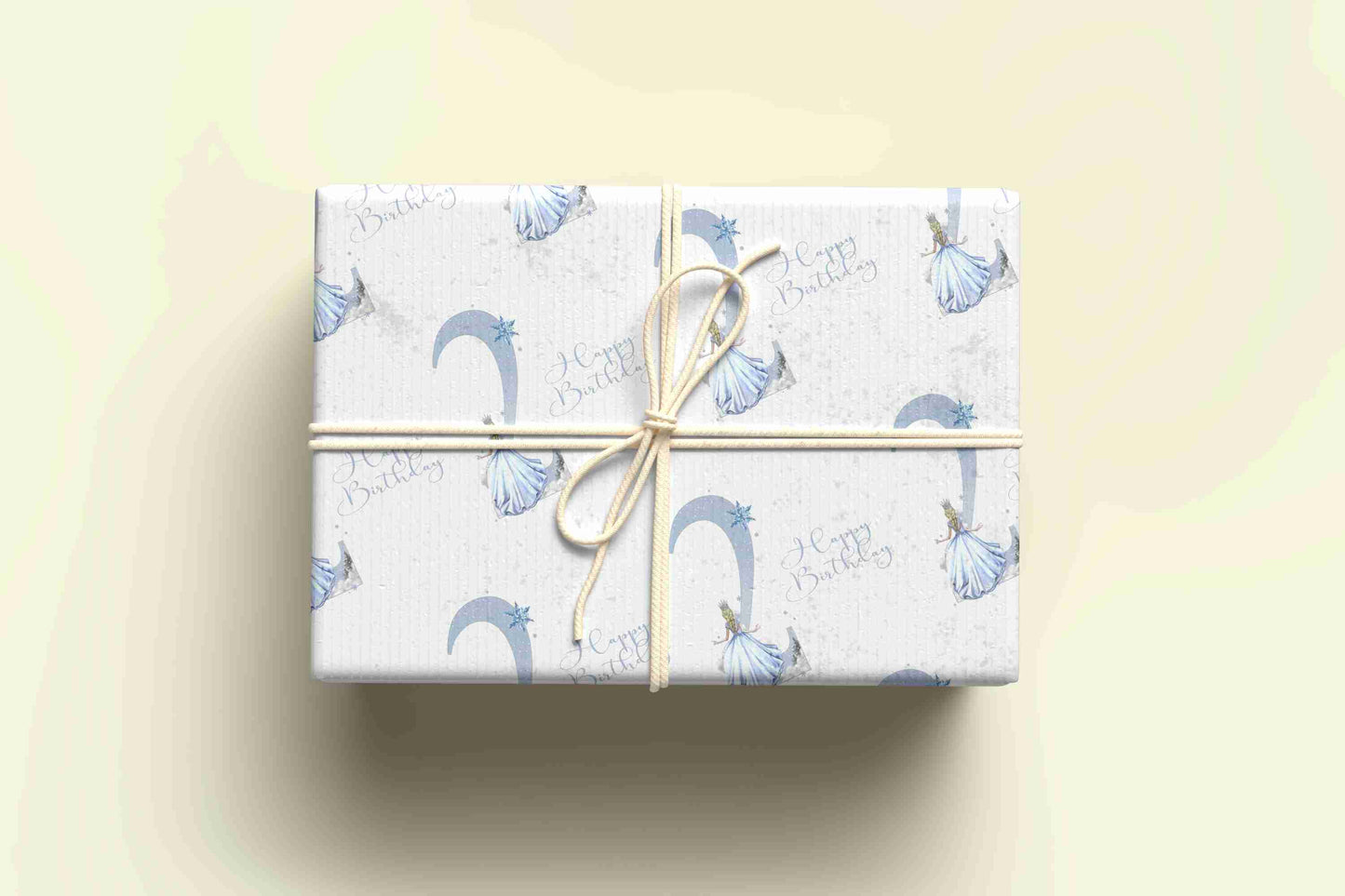Personalised Snow Queen Wrapping Paper - Age 1 - 9