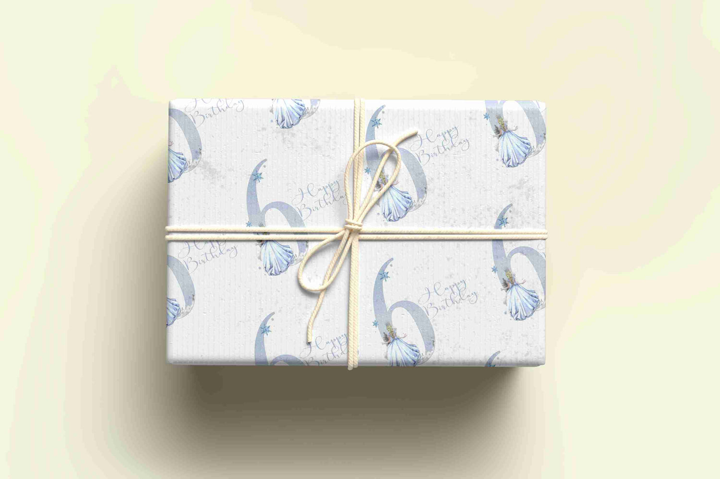 Personalised Snow Queen Wrapping Paper - Age 1 - 9