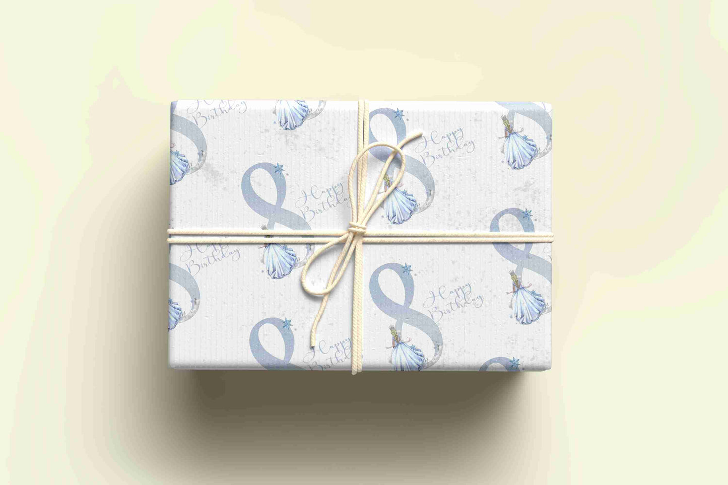 Personalised Snow Queen Wrapping Paper - Age 1 - 9