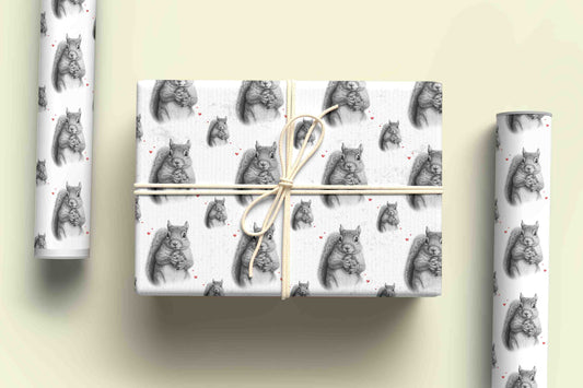 Squirrel Wrapping Paper