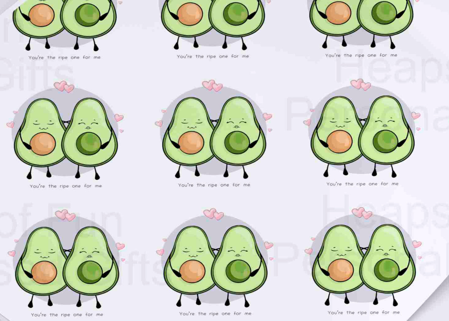 You're the ripe one for me Valentine's Day Wrapping Paper