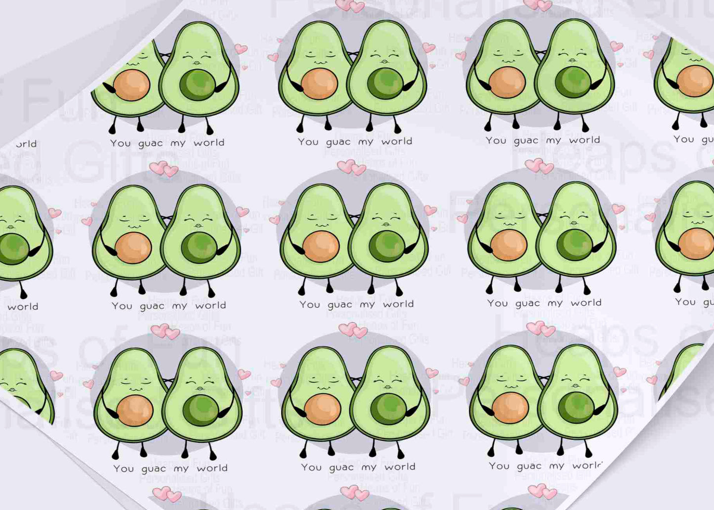 You gauc my world Valentine's Day Wrapping Paper