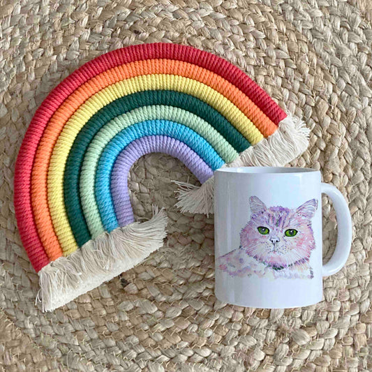 Cat Mug, Cat Themed Gift, Personalised Gift, Christmas Gift Ideas