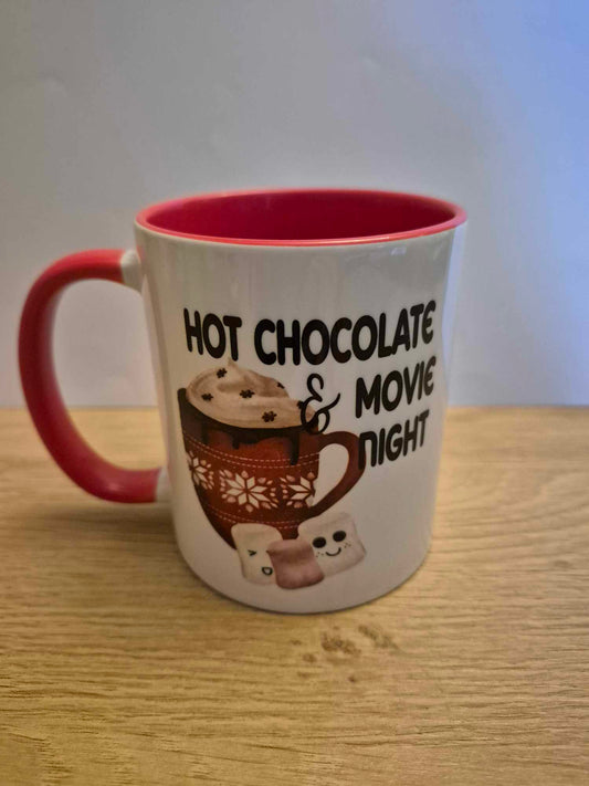 Hot Chocolate and Movie Night Mug