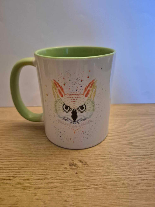 Rainbow Owl Mug