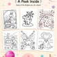 Cute Dinosaur Colouring Book for Kids | 20 Fun Dino Colouring Pages