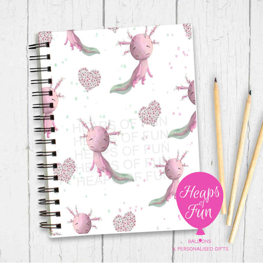 A5 Axolotl Notebook