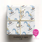 Personalised Fairytale Birthday Wrapping Paper – Alice in Wonderland Gift Wrap (Ages 1–9)