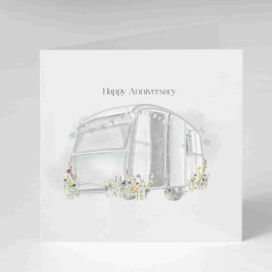 Caravan Anniversary Card