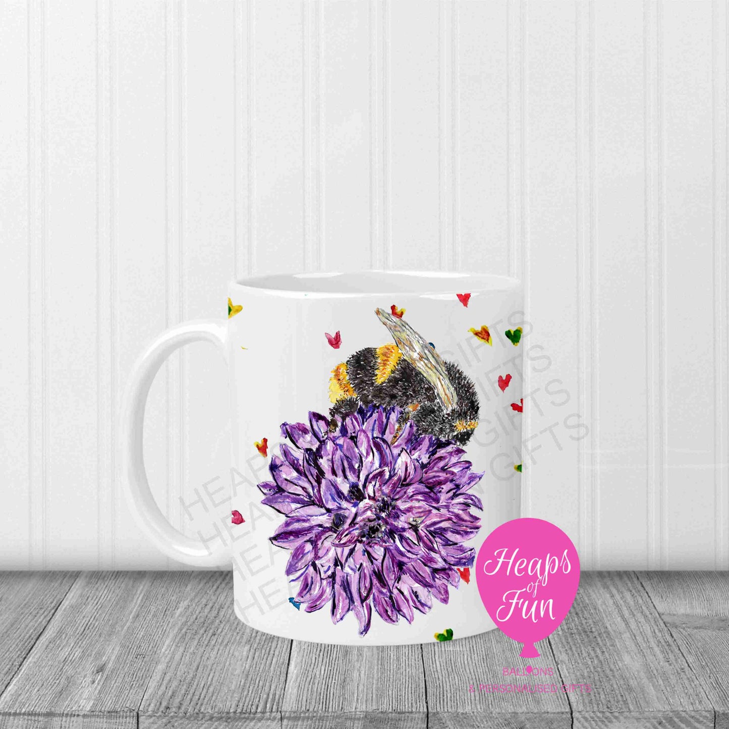 Bee on Flower Mug – Nature-Inspired Design | Ceramic Gift Mug