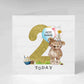 Bear Birthday Card - Age 1-9