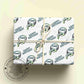 Personalised Gaming Birthday Wrapping Paper – Gamer Gift Wrap with Name – Video Game Wrapping Paper for Kids & Teens - GREEN/BLUE